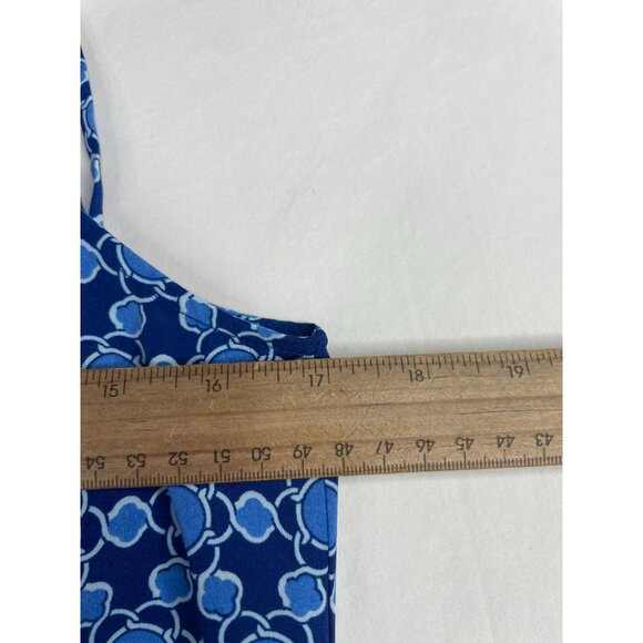 New‎ New York & Company Elastic Waist Top size Small Blue - Picture 6 of 7